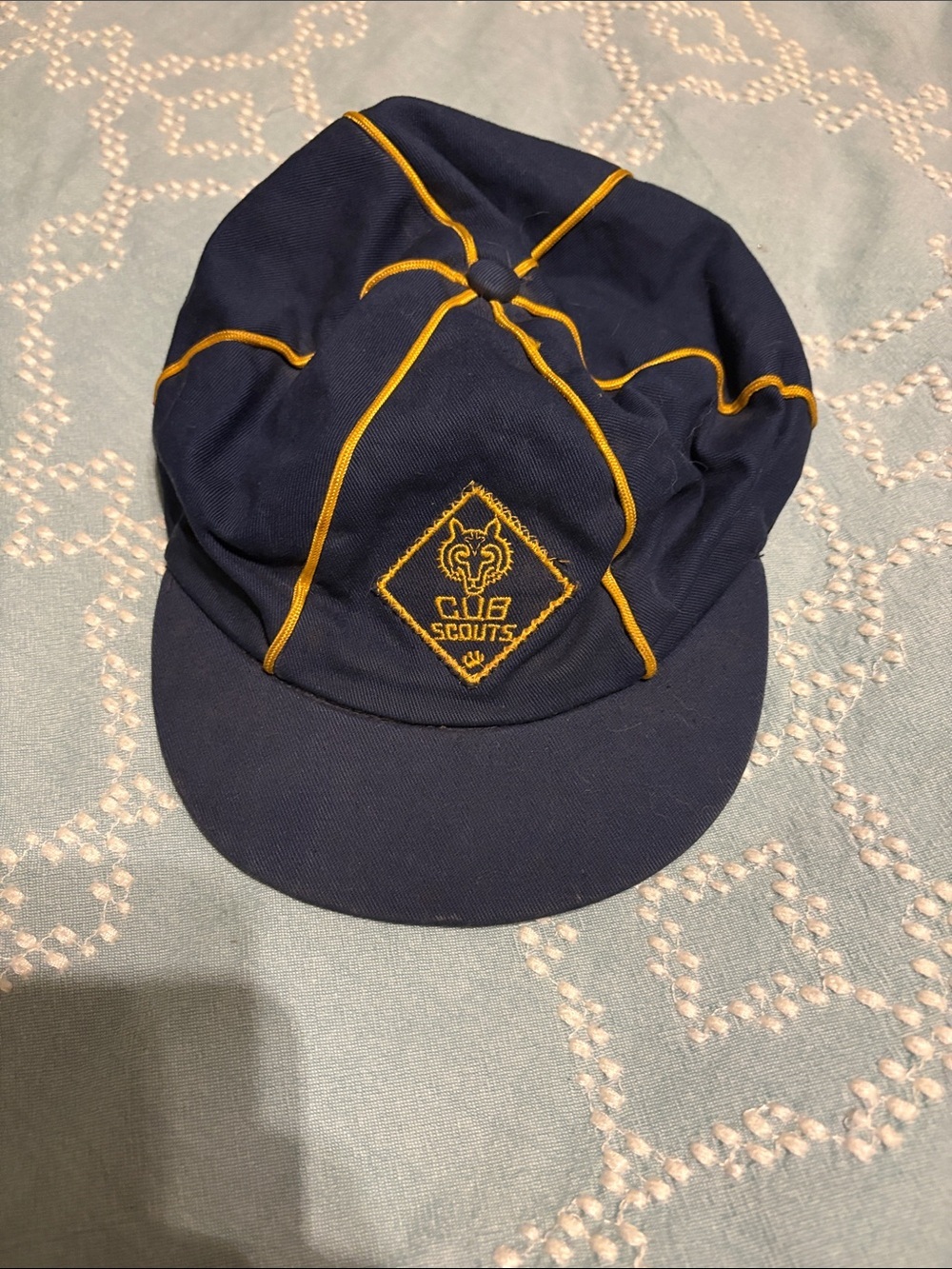 Vintage youth sized Boy Scouts of America Cub Scout hat